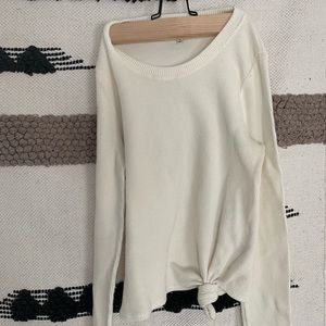 Madewell - long sleeve ribbed shirt